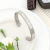 Best Dad Ever Silver Cuff Bracelet Online