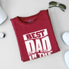 Buy Best Dad In The Galaxy T-shirt - Personalized - Maroon