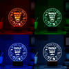 Buy Best Papa Ji Personalized Wooden Finish Base LED Lamp