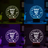 Shop Best Papa Ji Personalized Wooden Finish Base LED Lamp