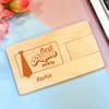 Buy Best Papa Personalised Wooden Pen Drive