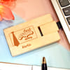 Best Papa Personalised Wooden Pen Drive Online