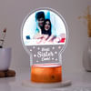 Gift Best Sister Ever Personalized LED Photo Lamp