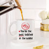 Buy Best Teacher in the World Personalized Mug