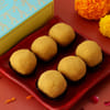 Shop Bhai Dooj Tikka Thali with Laddoo