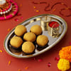 Bhai Dooj Tikka Thali with Laddoo Online