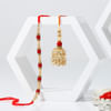 Bhaiya Bhabhi Rakhi with Beads & Pearl Stones Online