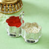 Buy Bhaiya Bhabhi Rakhi with Ghevar in Gift Box