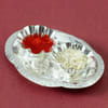 Buy Bhaiya Bhabhi Rakhi with Ladoo & Roli Chawal Container