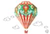 Buy Big DIY Hot Air Balloon Lamp Shade: Red Design