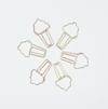 Binder Clips - Rose Gold And Gold - Set Of 6 Online