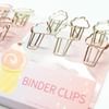 Binder Clips - Rose Gold And Gold - Set Of 6 Online