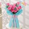 Gift Birthday Aqua Rose Bouquet