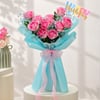 Buy Birthday Aqua Rose Bouquet