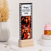 Gift Birthday Bliss Personalized Photo Wooden Stand