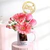 Birthday Blooms Personalized Mug Arrangement Online