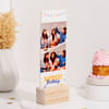 Gift Birthday Memories Personalized Photo Wooden Stand