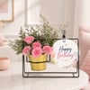 Birthday Rose Iron Wire Frame Online