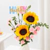 Shop Birthday Sunflower and Carnation Arrangement