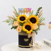 Gift Birthday Sunflowers for Leo