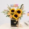 Birthday Sunflowers for Leo