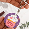 Birthday Vibes Personalized Keychain Online