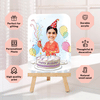 Gift Birthday Wishes Personalized Photo Frame With Stand For Her