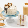 Biscoff Bento Cake and Meenakari Rakhi Combo