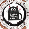 Buy Black Cat Birthday Cake (Half Kg)