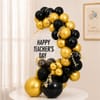Gift Black & Gold Teacher's Day Balloon Decor