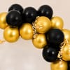 Buy Black & Gold Teacher's Day Balloon Decor