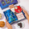 Blessed Bonds Rakhi Hamper with Traditional Thali