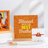 Blessed Brother Personalized Rakhi Gift Combo Online