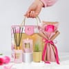 Gift Blissful Aroma Gift Hamper - Roses, Polaroid & Diffuser Set