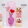 Gift Blooming Love Personalized Gift Combo For Couples