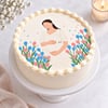 Blooming Mother-to-Be Cake