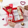 Buy Blooms And Chocolates Valentines Day Gift Hamper