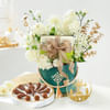 Blooms And Munchies Eid Gift Basket Online
