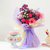 Blooms And Rainbow Indulgence Birthday Combo Online