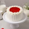 Gift Blooms And Red Velvet Cake Valentine's Day Gift Combo