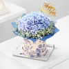 Gift Blossoming Hydrangea New Year Arrangement