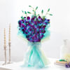 Gift Blue Blooms And Sweet Delight Combo