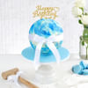 Gift Blue Chocolate Pinata Ball Cake for Birthday (1 KG)