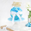 Blue Chocolate Pinata Ball Cake for Birthday (750 Grams) Online