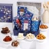 Blue Floral Flavoursome Delights Hamper Online