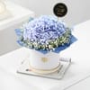 Blue Hydrangea Floral Arrangement for Dad Online
