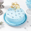 Blue Pearls New Year Cake Online