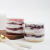 Gift Blueberry and Red Velvet Jar Cakes