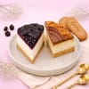 Blueberry Baked Cheesecake Slice with Biscoff Cheesecake Slice Online