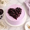 Shop Blueberry Heart Cake